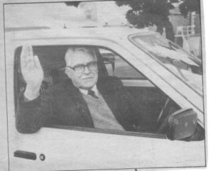 Algy's retirement from Water Board